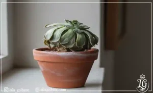 علت چروک شدن ساکولنت در اثر آبیاری نامناسب 