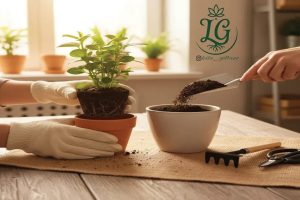 روش تعویض بهترین خاک گلدان برای گیاهان خانگی