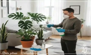 روش صحیح استفاده از بهترین سم گیاهان آپارتمانی برای از بین بردن آفات بدون آسیب به گیاه 