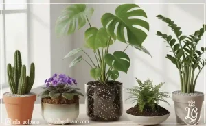 نمایش انواع ترکیب خاک برای گیاهان مختلف و پاسخ به این سؤال که خاک گیاهان آپارتمانی چیست و چرا برای هر گیاه فرق می‌کند 